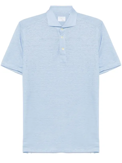Finamore 1925 Napoli linen polo shirt