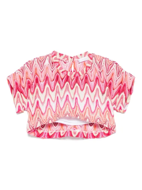 Miss Grant Kids Zigzag blouse