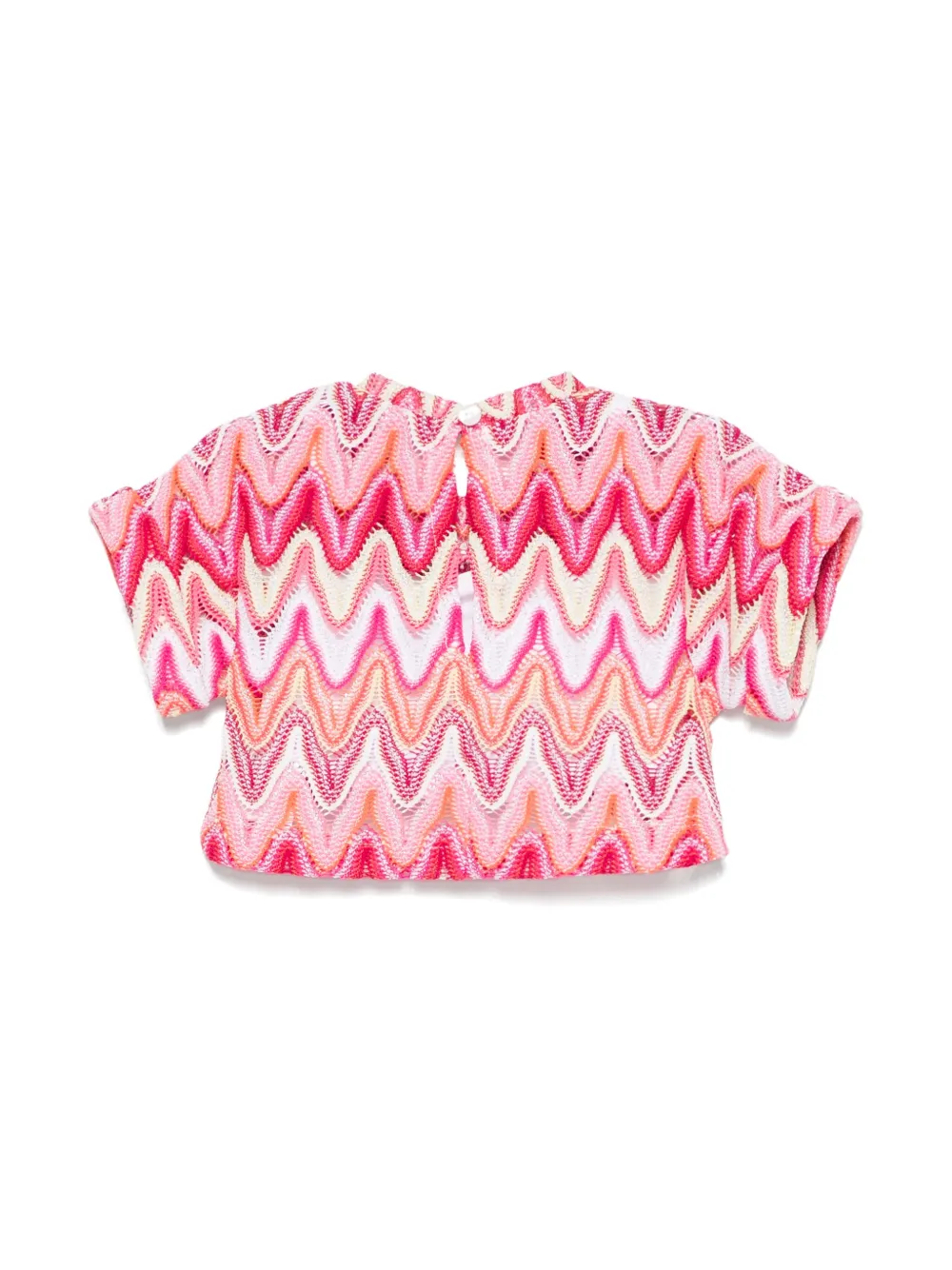 Miss Grant Kids Zigzag shirt - Roze