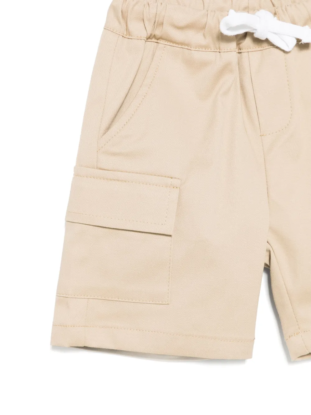 Shop Miss Grant Drawstring Shorts In Neutrals