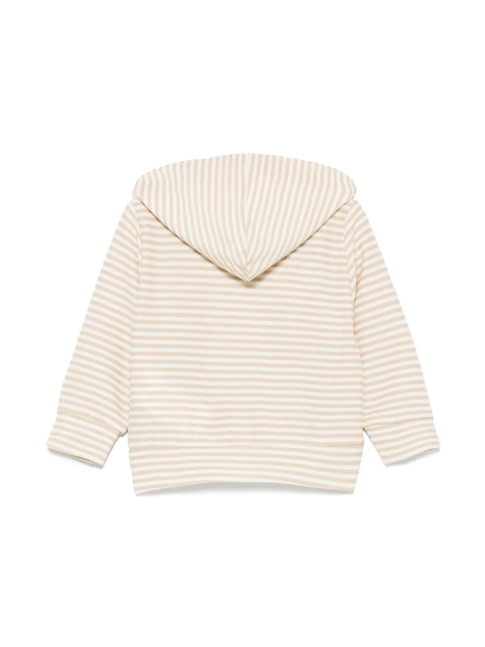 Miss Grant Kids Gestreepte hoodie - Beige