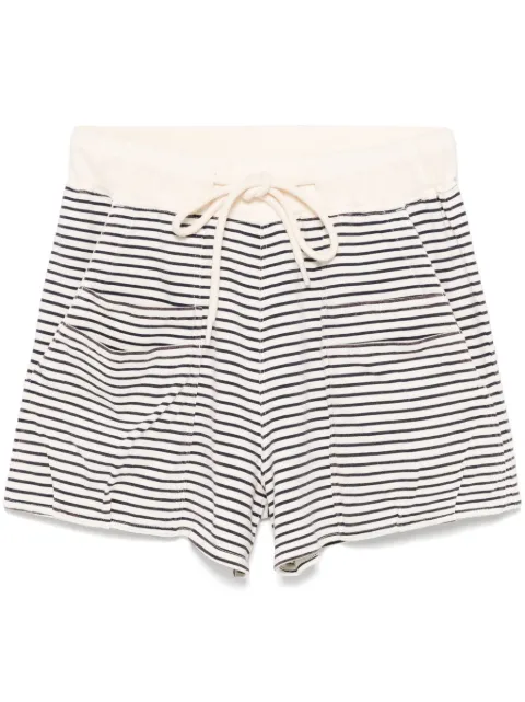 R13 striped shorts