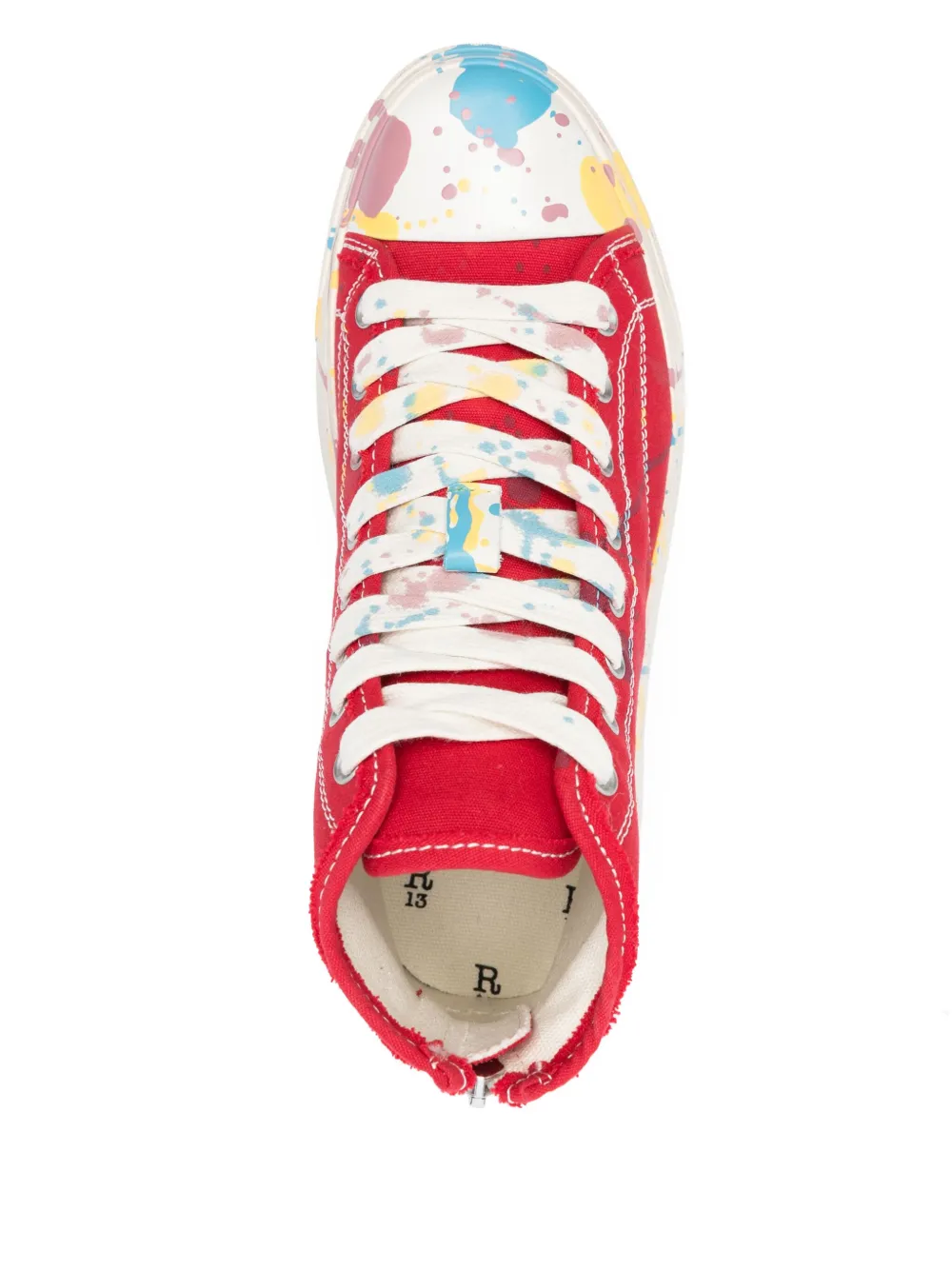 R13 Tall Kurt sneakers Red