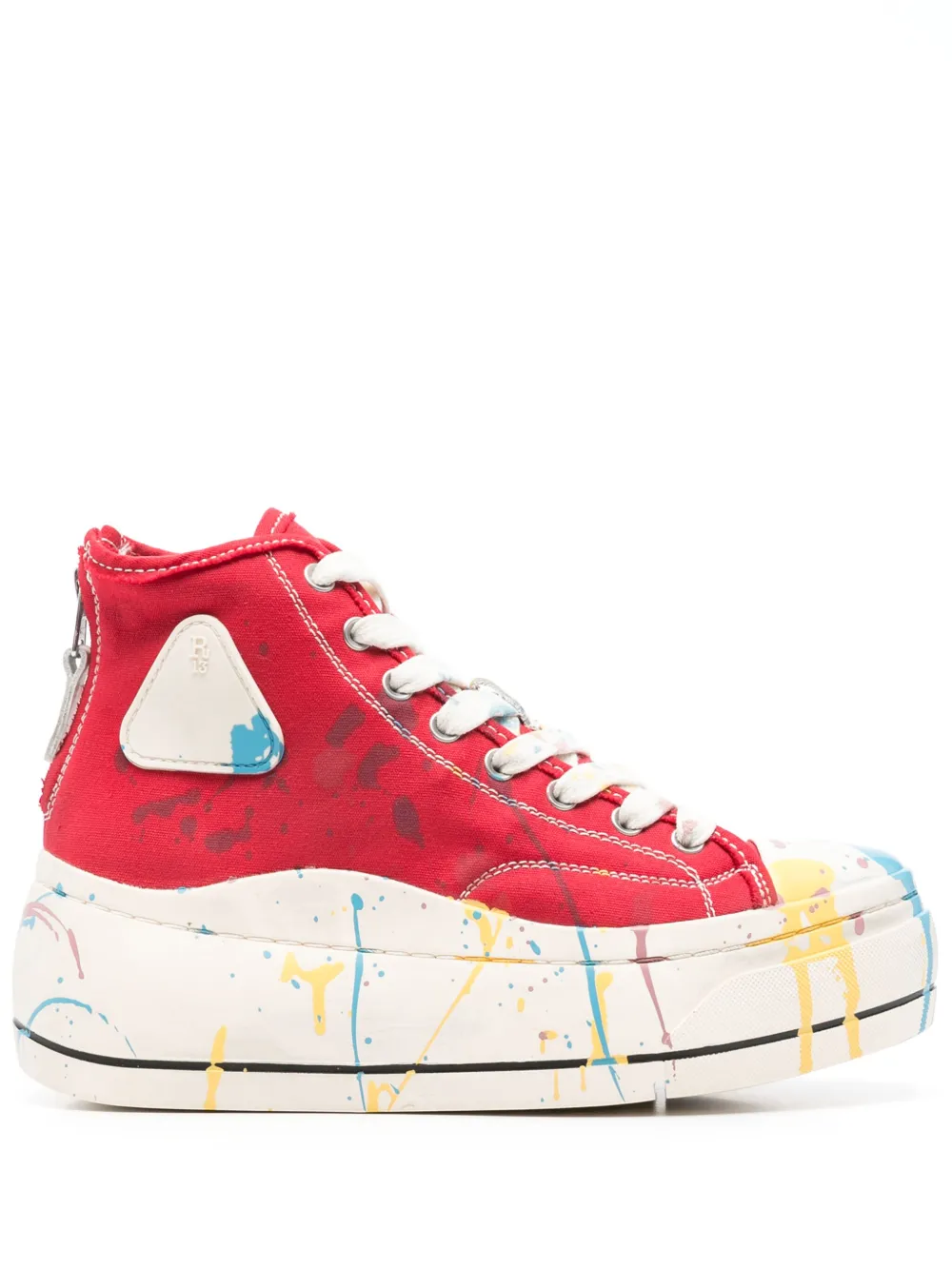 R13 Tall Kurt sneakers Red