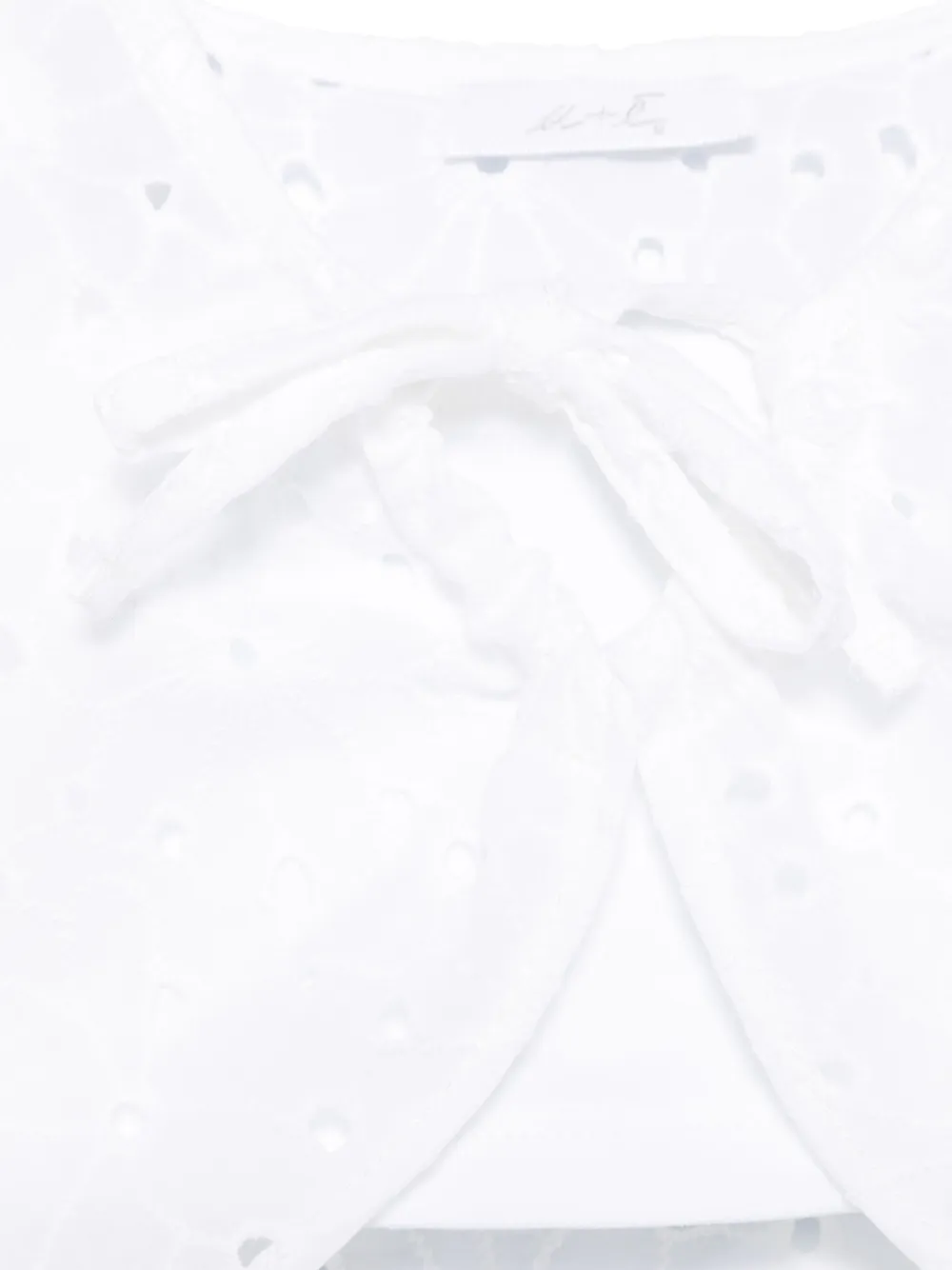 Miss Grant Broderie-anglaise Blouse Set (set Of Two) In White