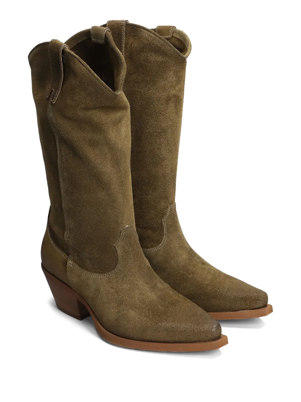 Metisse 50mm suede boots - Groen