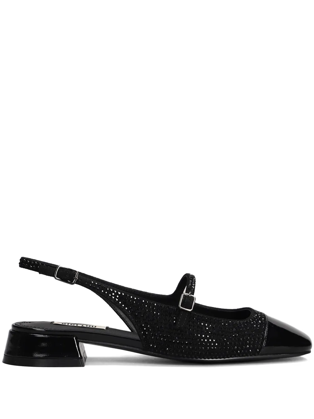 Bibi Lou 30mm Daniella ballet flats Black