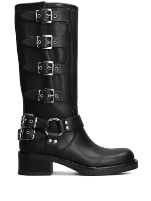 Toga Pulla バックルストラップ ブーツ | ブラック | FARFETCH JP