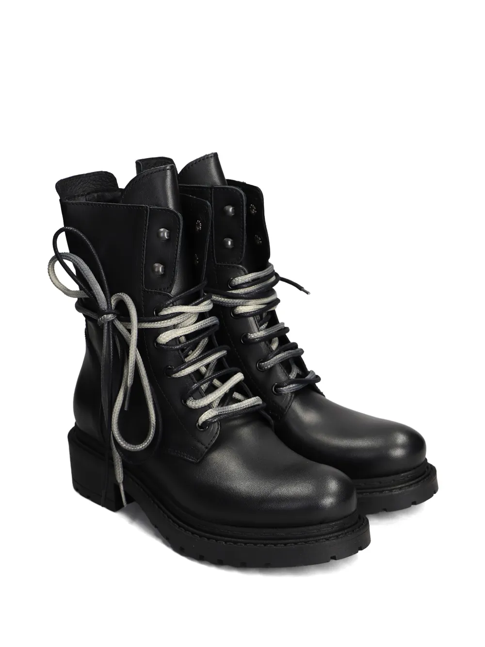 Metisse 50mm leather boots Black