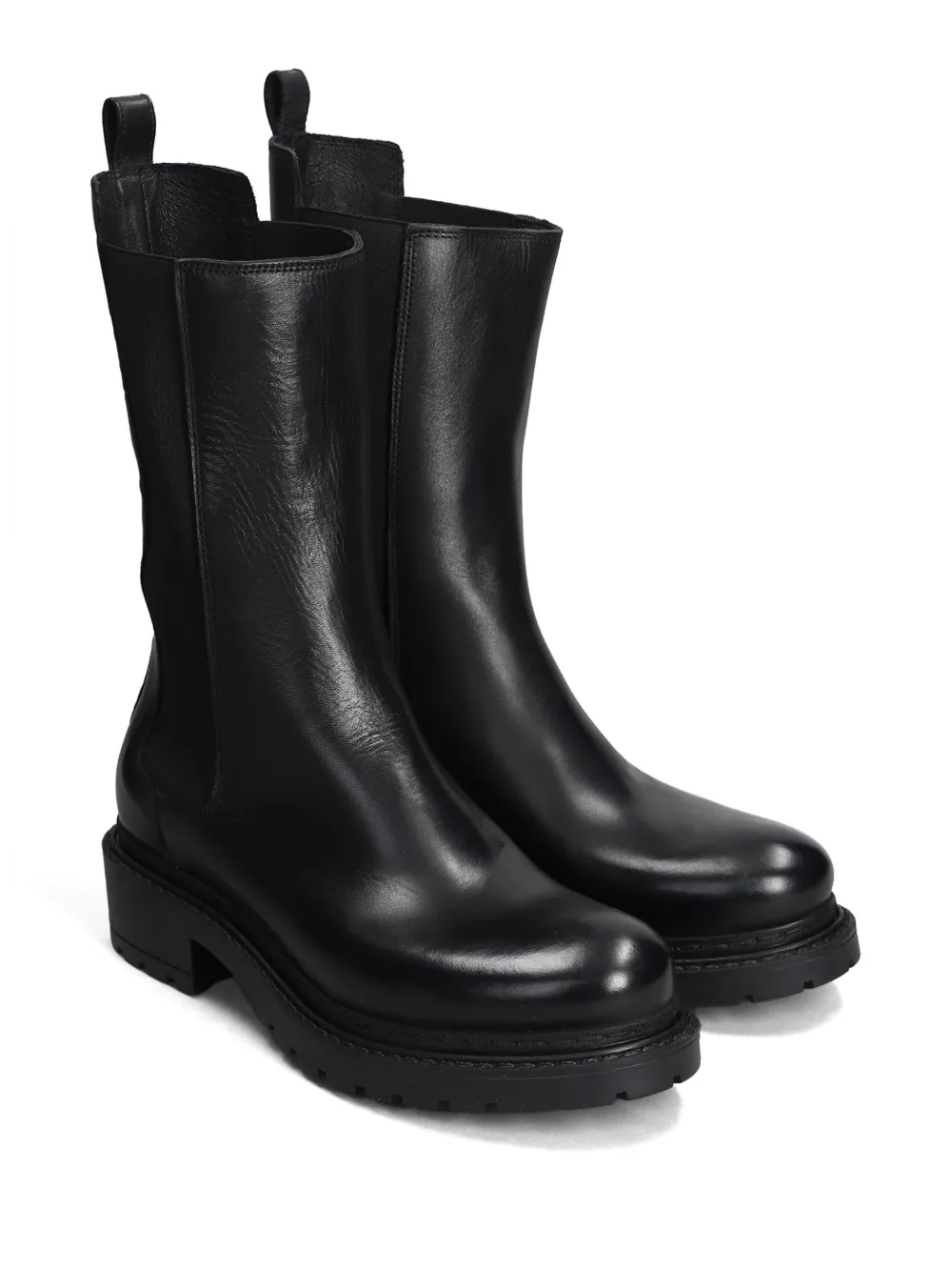 Metisse 50mm leather boots Black