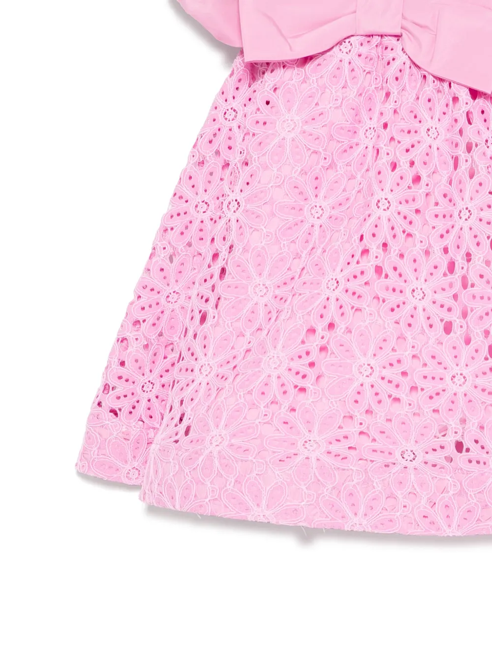Miss Grant Kids Jurk verfraaid met strik Roze