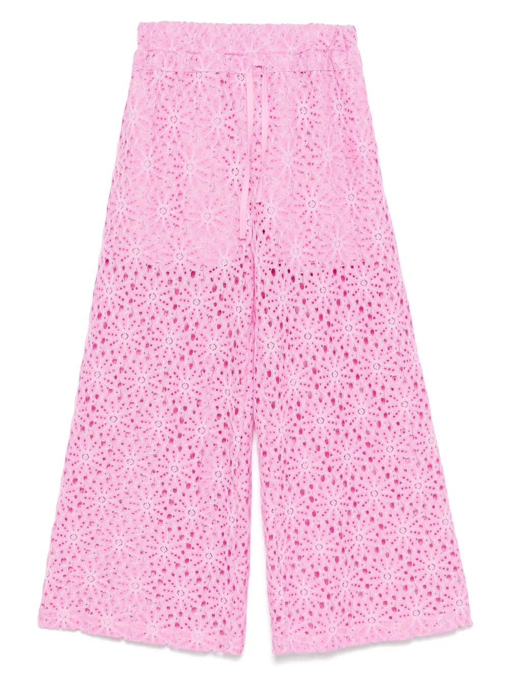 Miss Grant Kids フローラルレース パンツ - ピンク Miss Grant Kids フローラルレース パンツ - ピンク