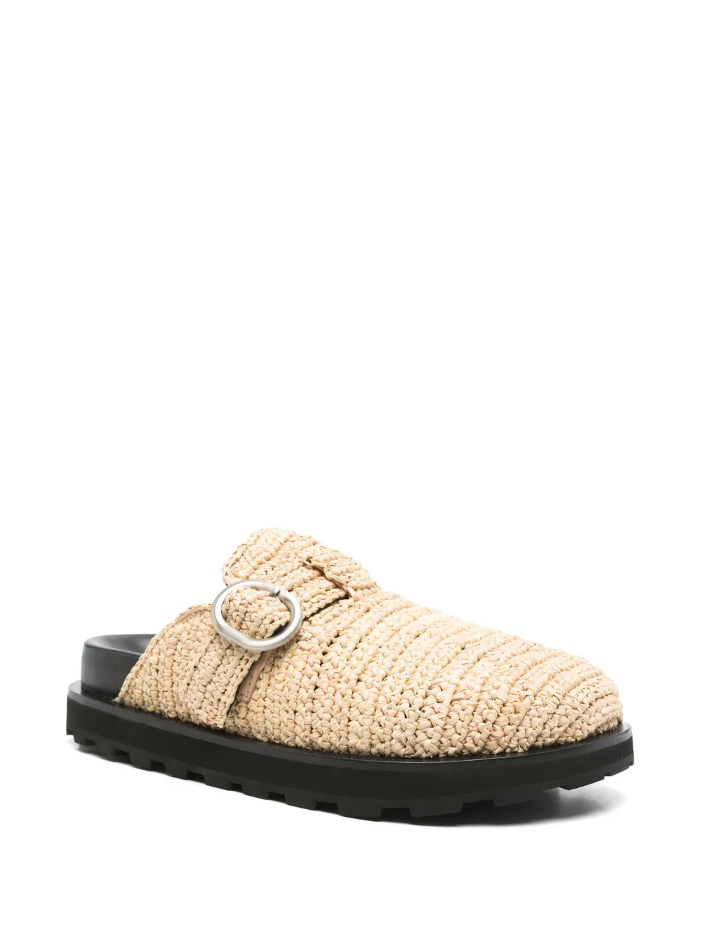 JIL SANDER+ Raffia sandalen - Beige