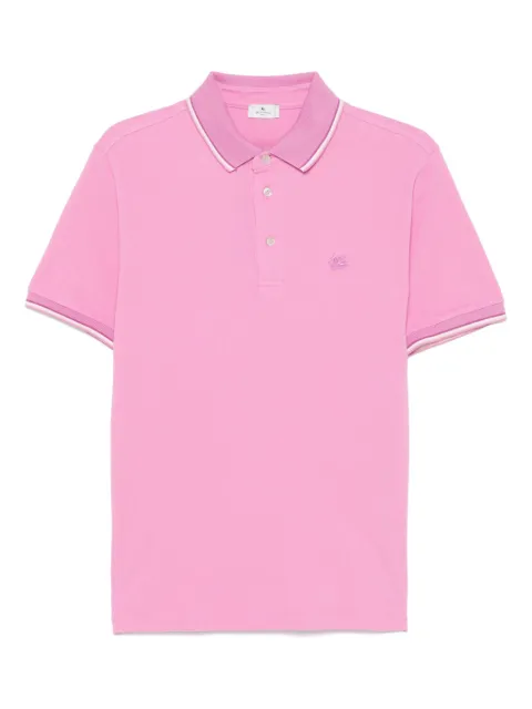 ETRO Pegaso-embroidered polo shirt