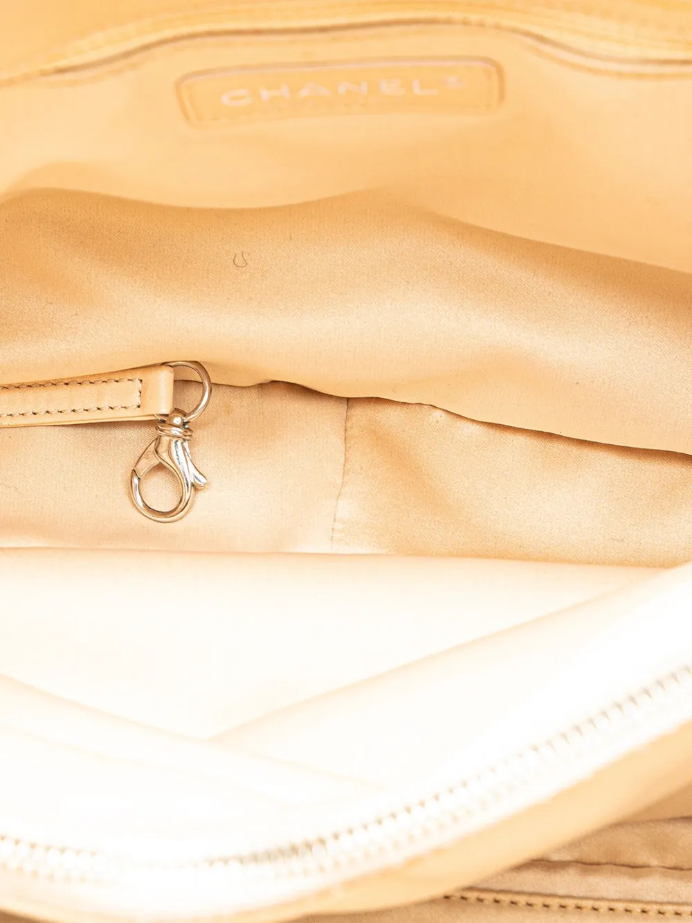 Pre-owned Chanel 2012 Caviar Grand Shopping Tote Bag In Brown