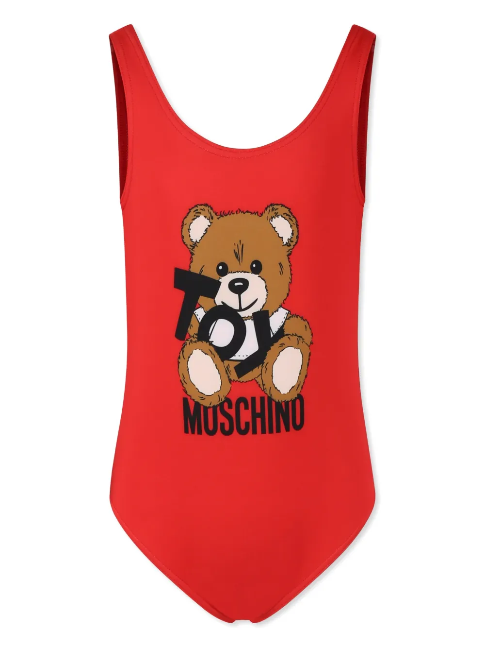 Moschino Kids Badpak met teddybeerprint Rood