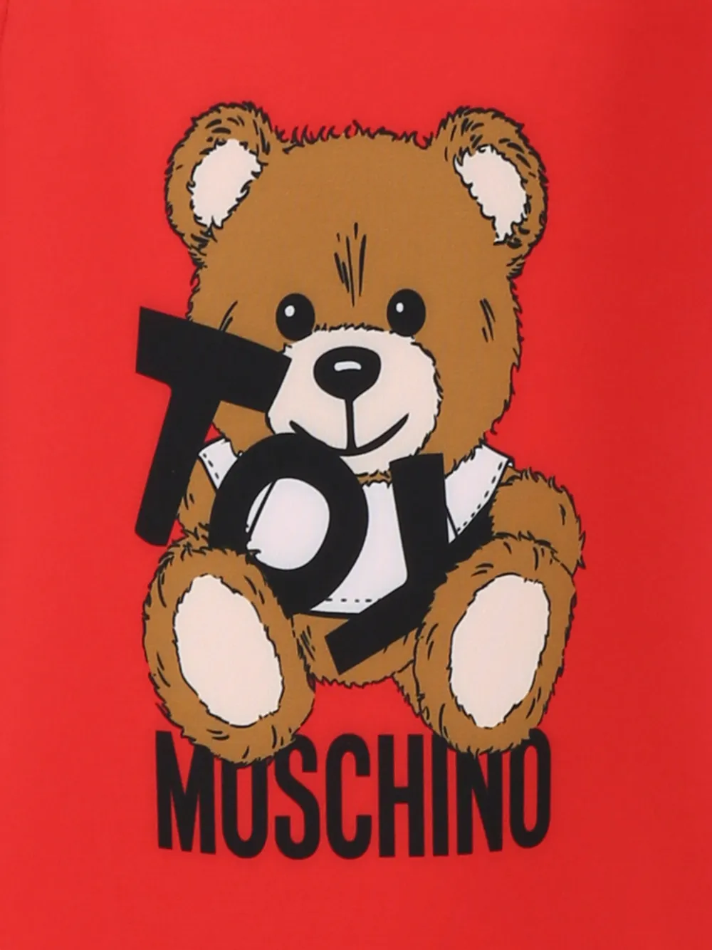 Moschino Kids Badpak met teddybeerprint Rood