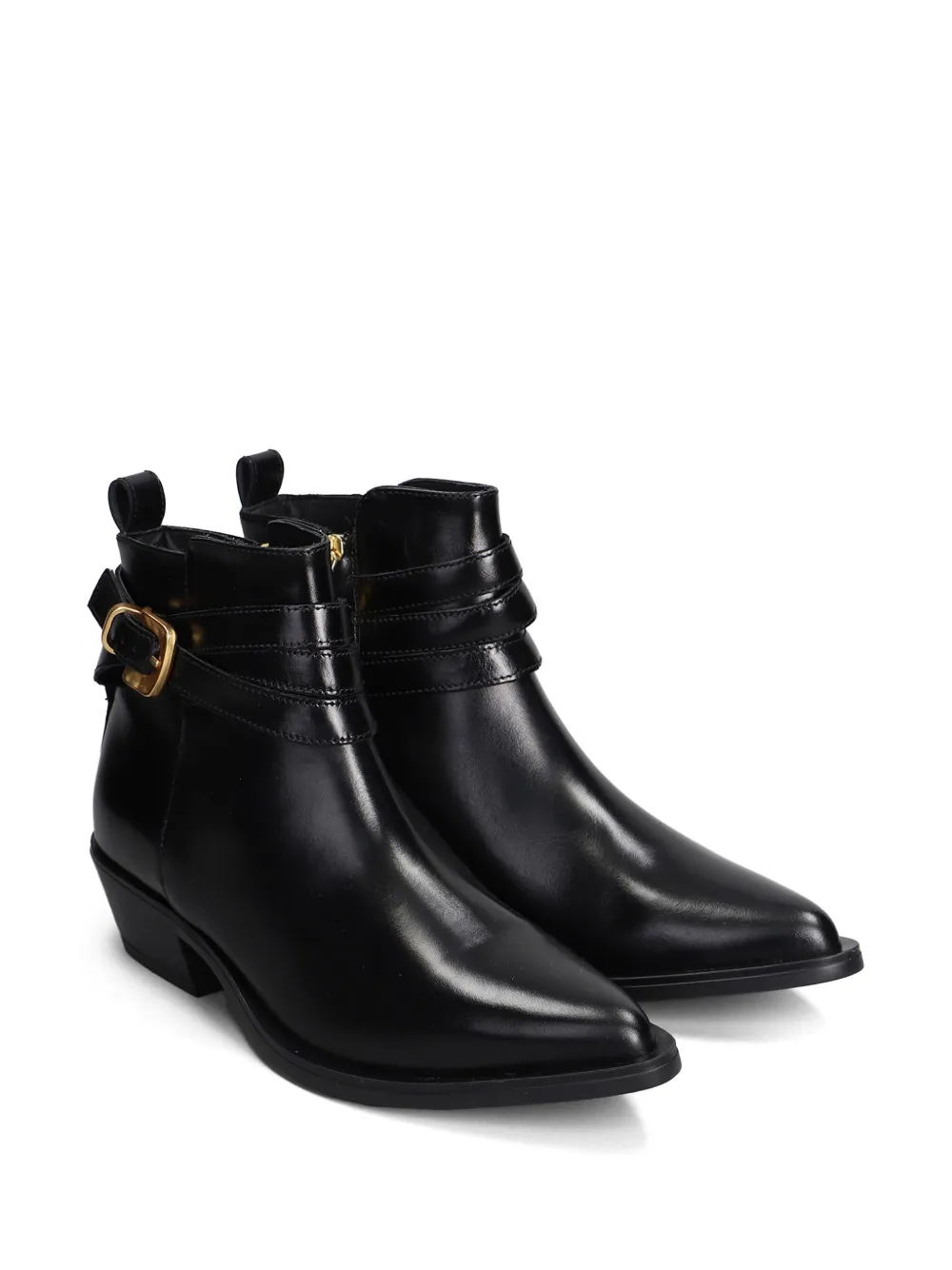 Carmens 45mm Kelly Wrap ankle boots Black