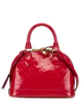 Louis Vuitton Pre-Owned 2014 Monogram Vernis Alma BB satchel - Red