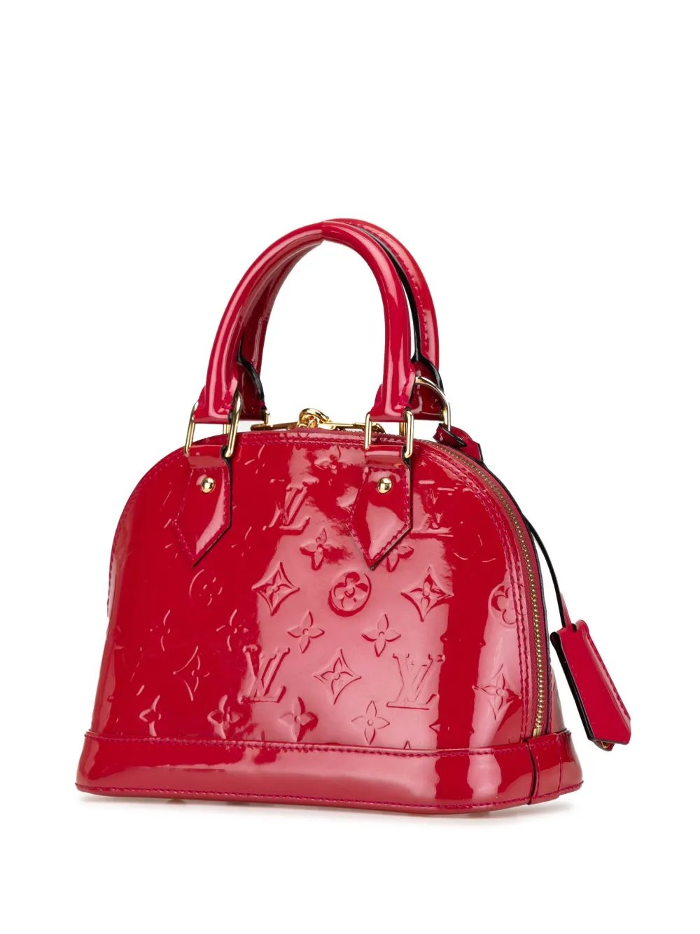 Louis Vuitton Pre-Owned 2014 Monogram Vernis Alma BB boekentas - Rood