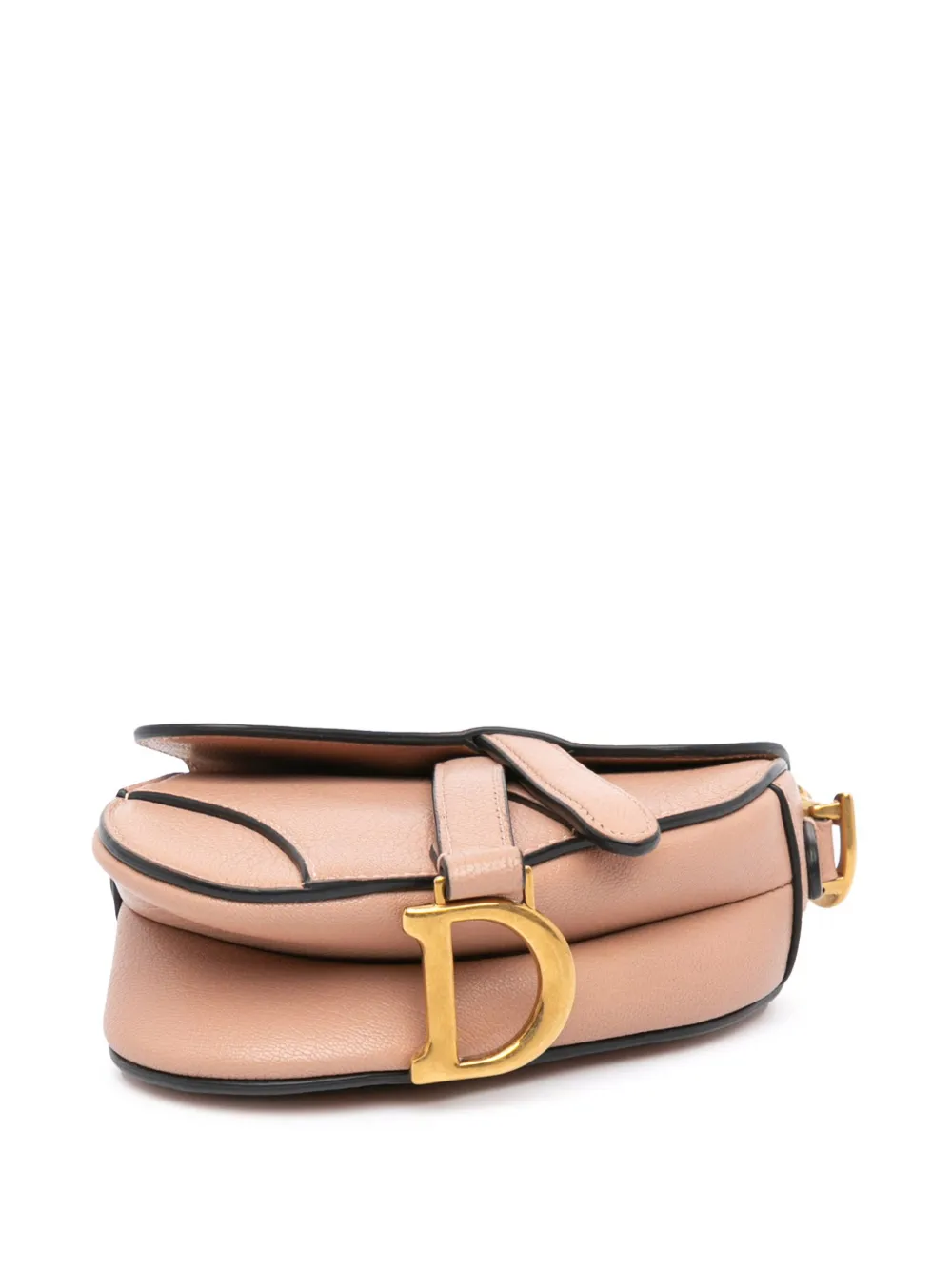 Christian Dior Pre-Owned Borsa a tracolla Micro Saddle in pelle di capra 2021 | Cartelle e borsa a tracolla | Image 3