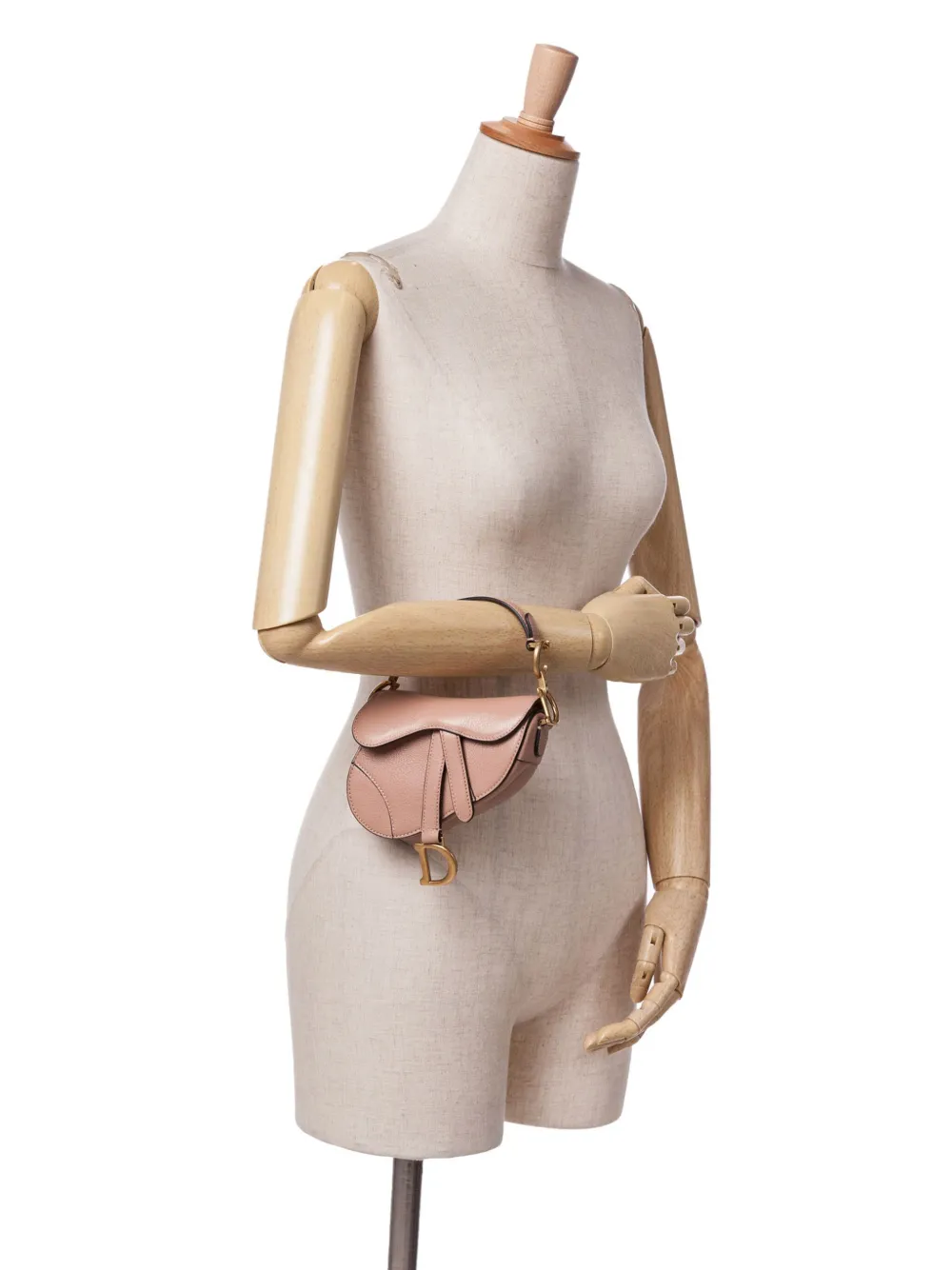Christian Dior Pre-Owned Borsa a tracolla Micro Saddle in pelle di capra 2021 | Image 7