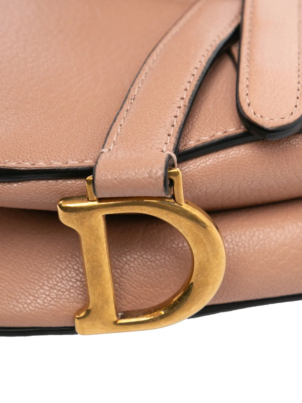 Christian Dior Pre-Owned Borsa a tracolla Micro Saddle in pelle di capra 2021 | Image 5