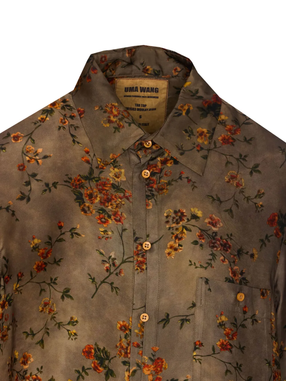 Uma Wang Tab blouse Groen