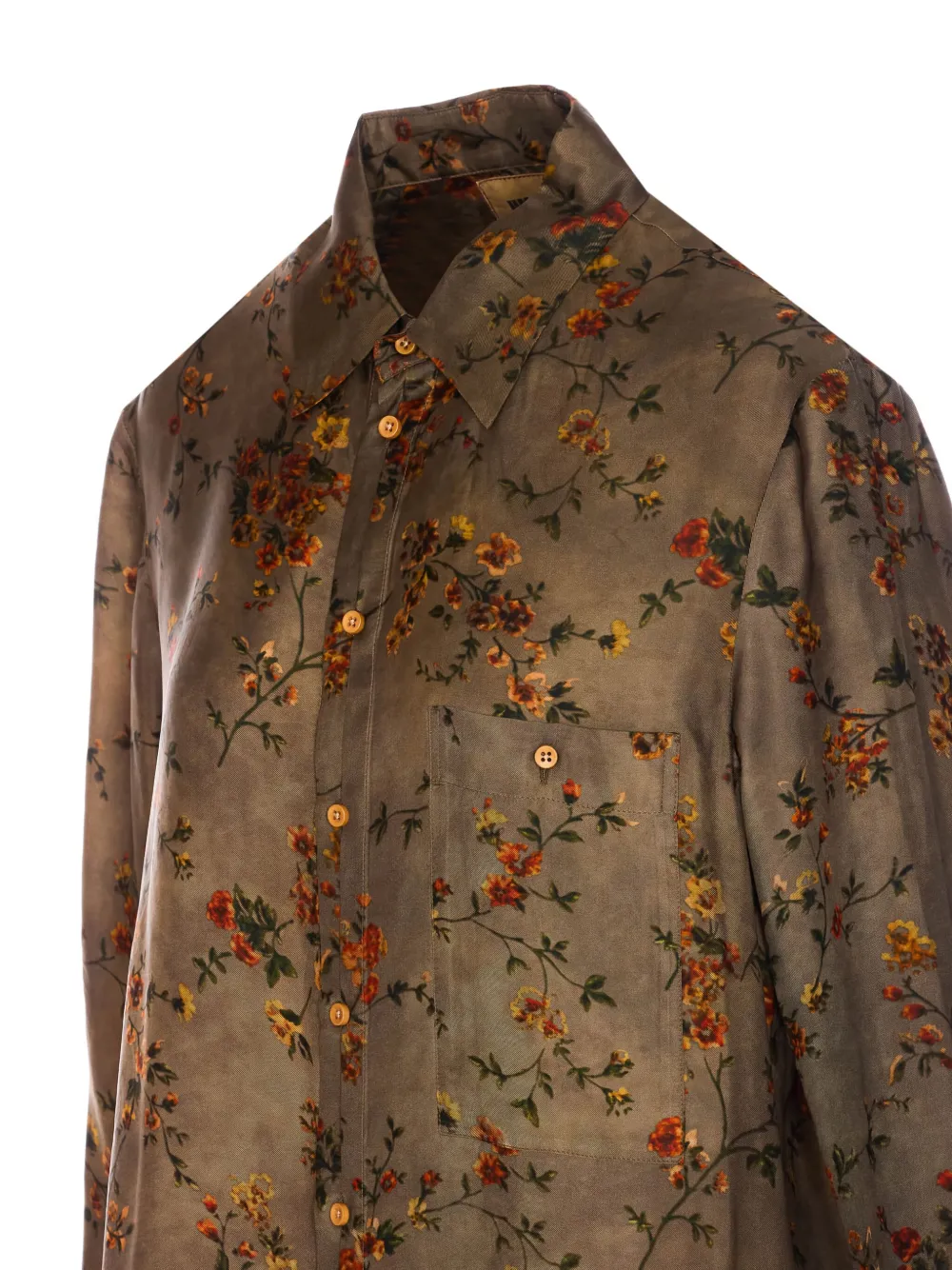 Uma Wang Tab blouse Groen