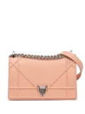 Christian Dior Pre-Owned 2015 Small Grained Leather Diorama Flap crossbody bag - Pink