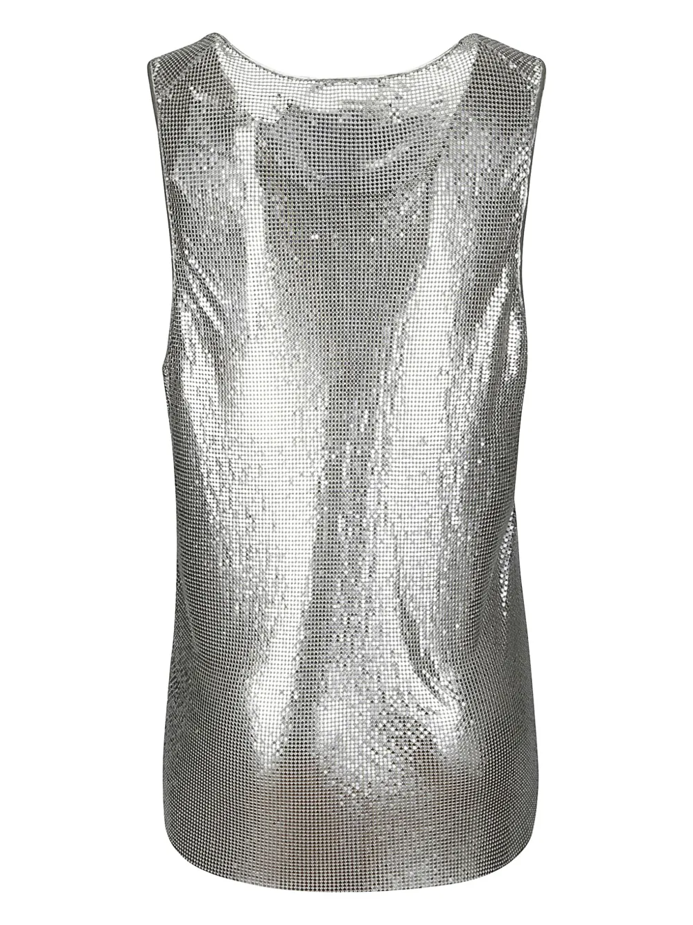 Junya Watanabe Tanktop met pailletten Zilver