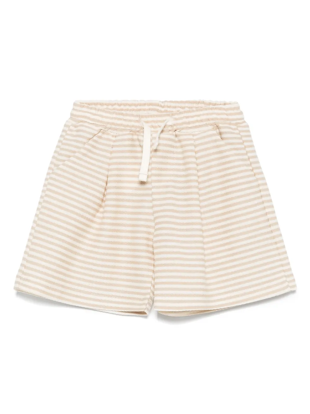 Miss Grant Kids ストライプ ショートパンツ - ニュートラル Miss Grant Kids ストライプ ショートパンツ - ニュートラル