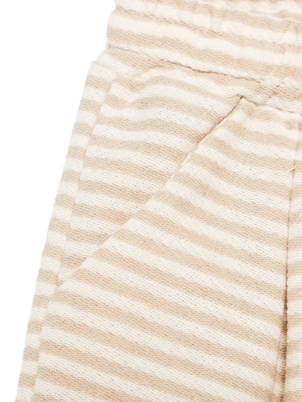 Miss Grant Kids Gestreepte shorts Beige