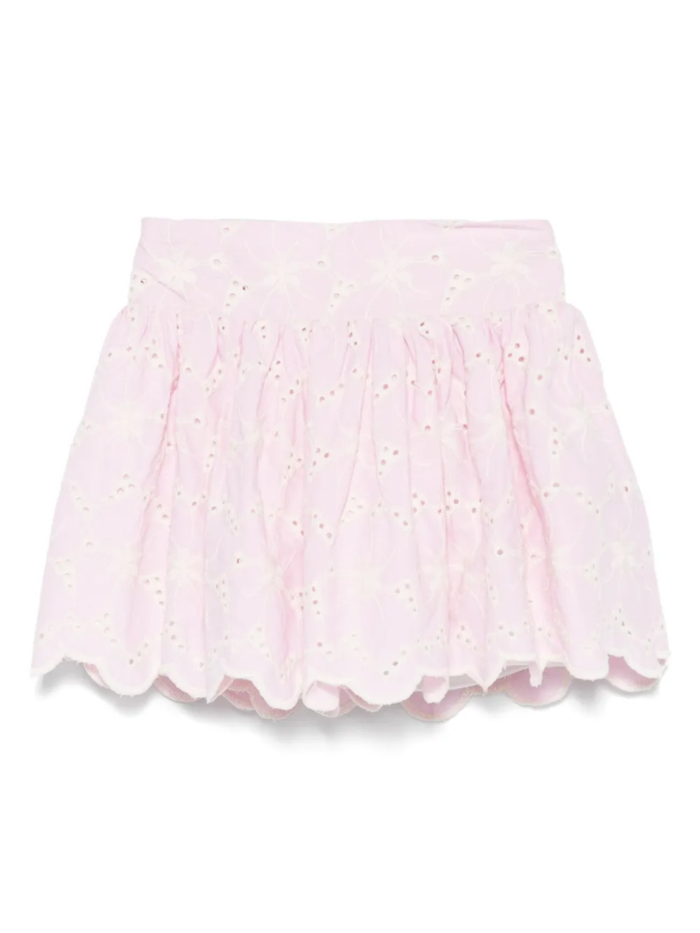 Miss Grant Kids アイレットレース スカート - ピンク Miss Grant Kids アイレットレース スカート - ピンク