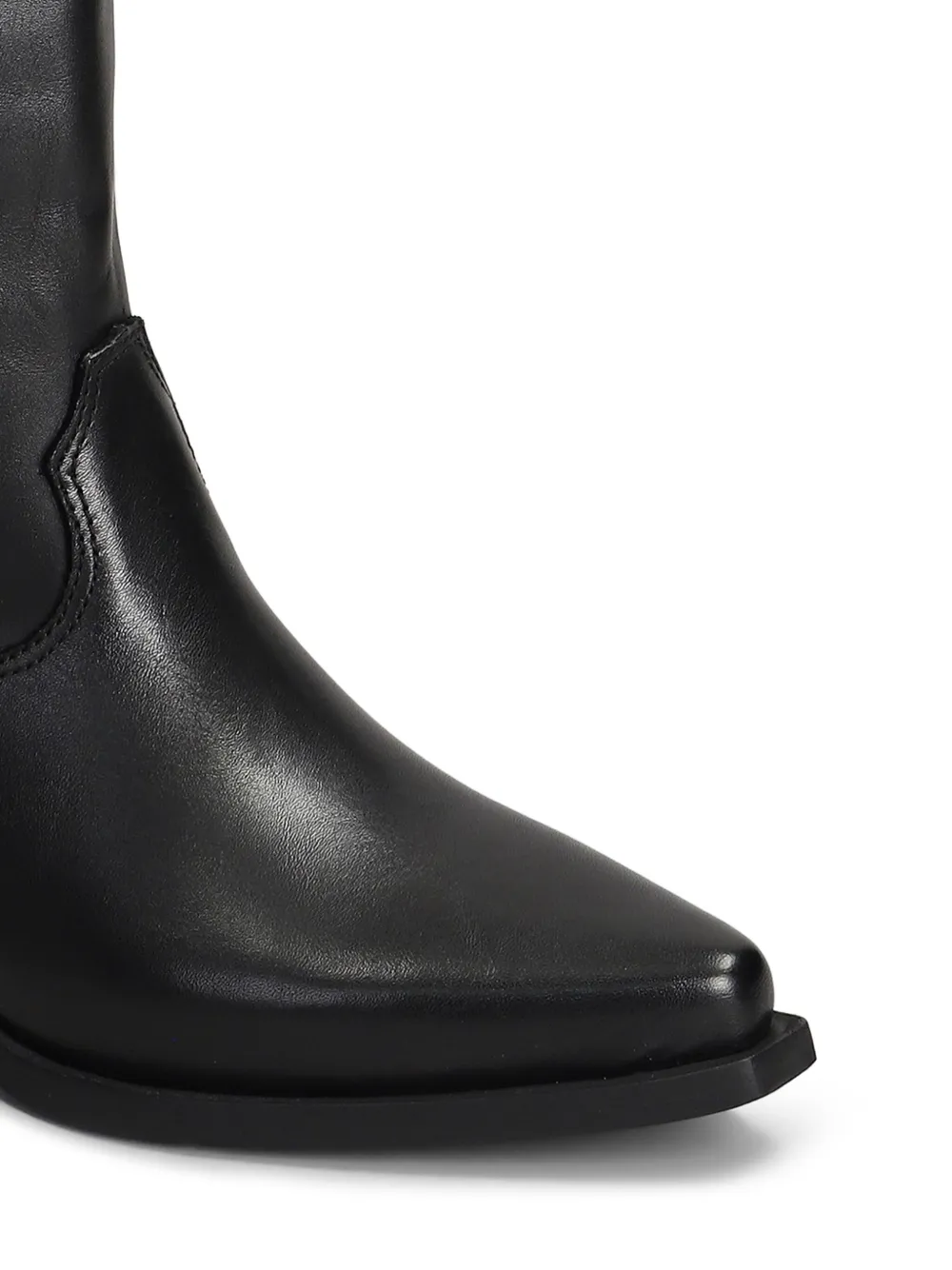 Metisse 55mm leather boots Black