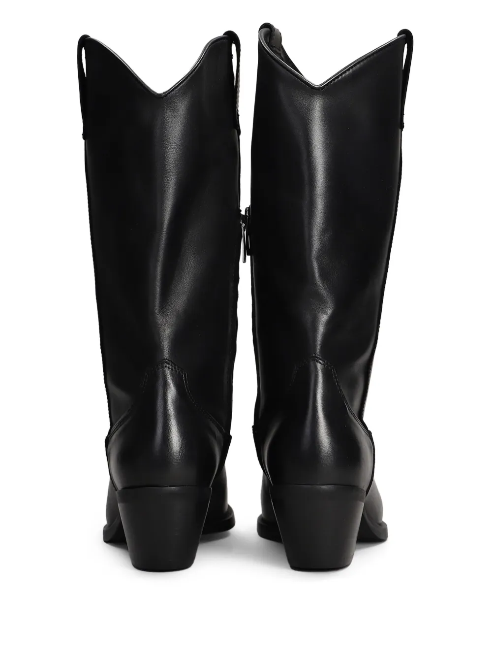 Metisse 55mm leather boots Black