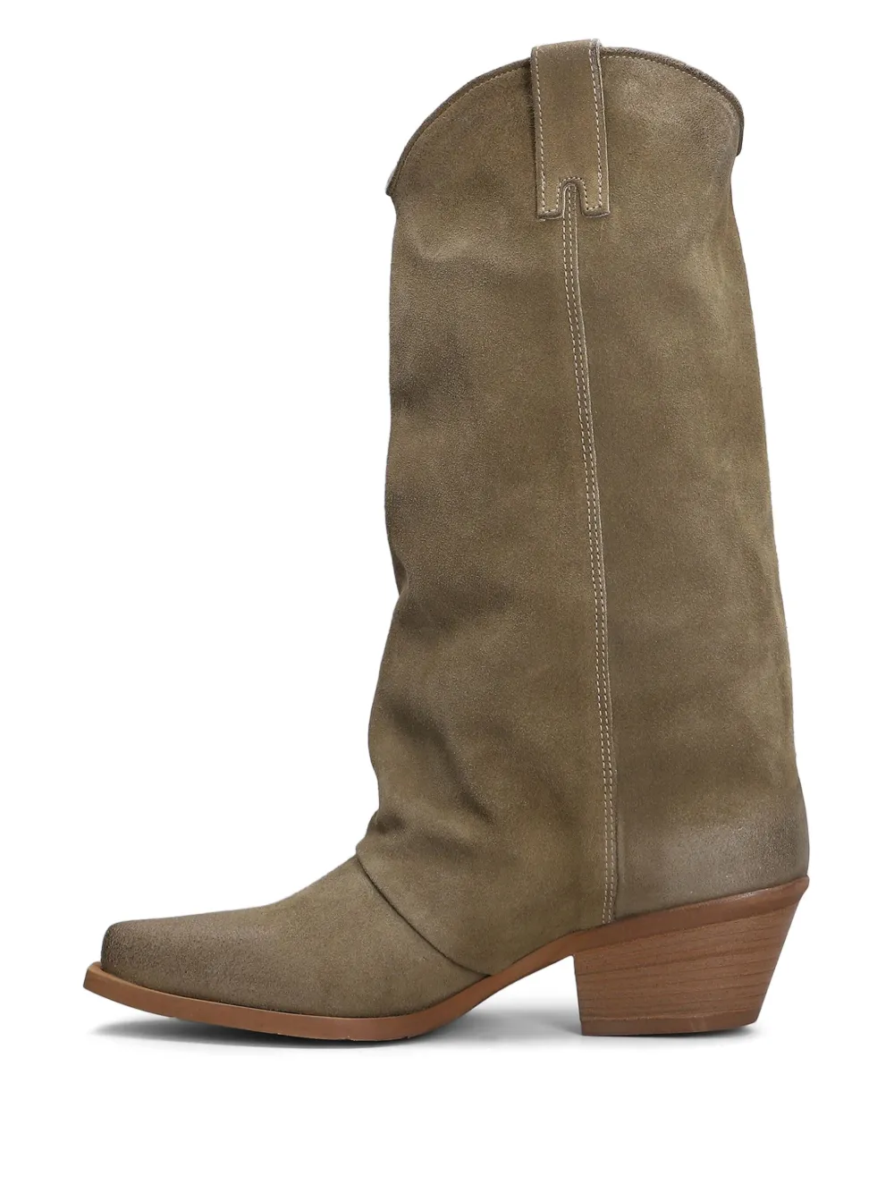 Metisse 50mm suede boots Neutrals