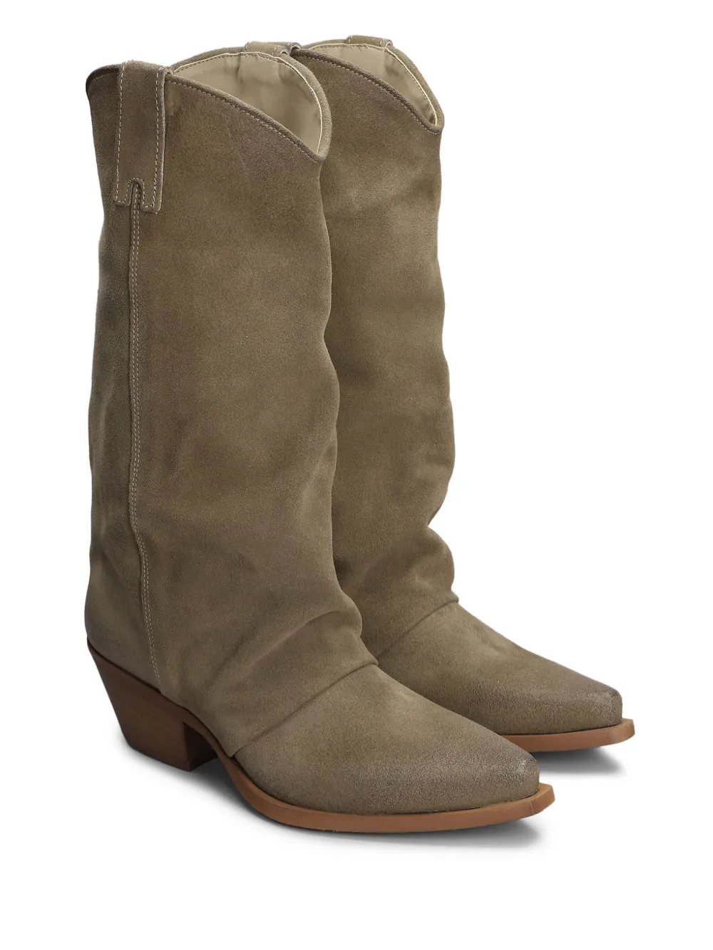 Metisse 50mm suede boots - Beige