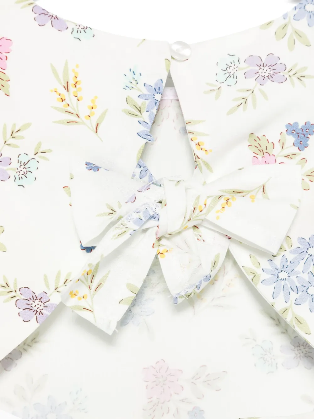 Miss Grant Kids T-shirt met bloemenprint Wit