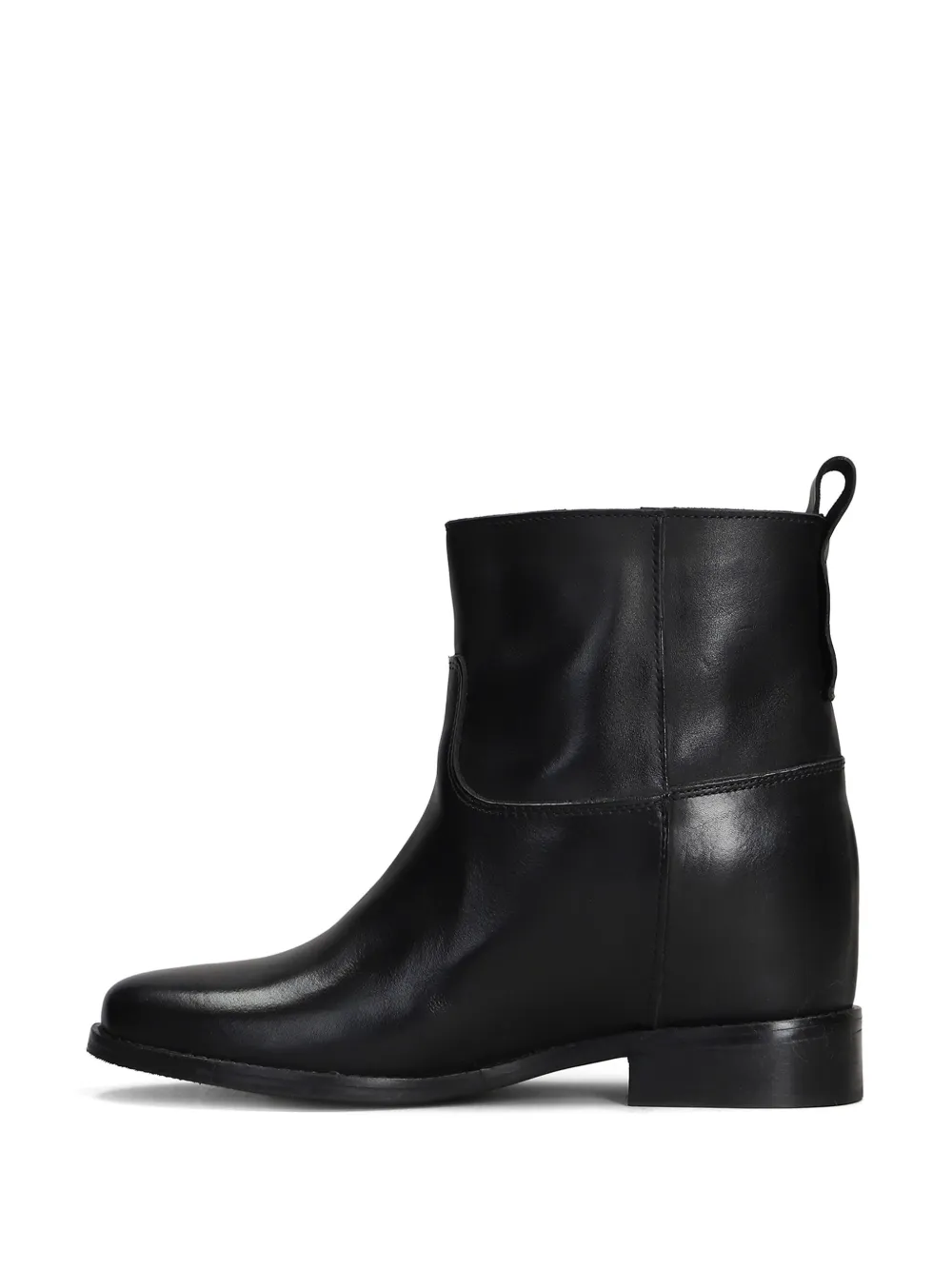 Gisel Moire 50mm Grace ankle boots Black