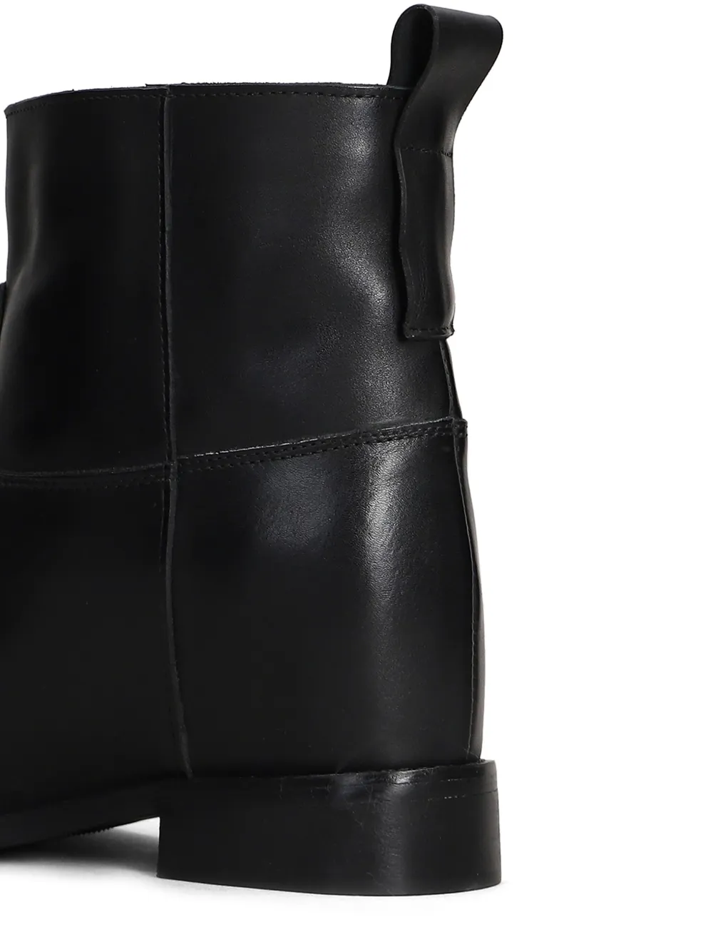 Gisel Moire 50mm Grace ankle boots Black