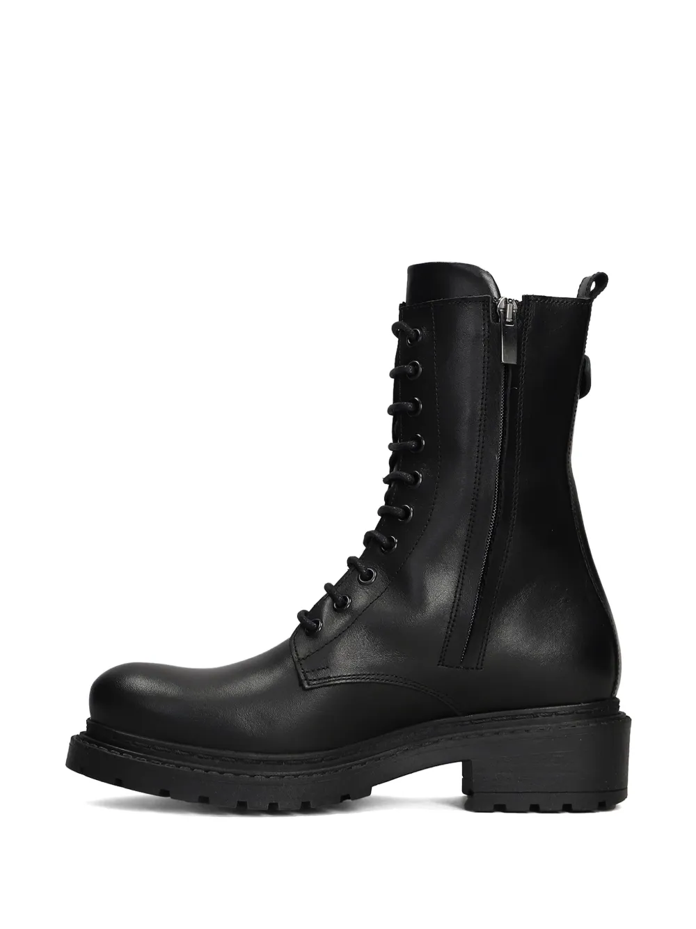 Metisse 50mm leather boots Black