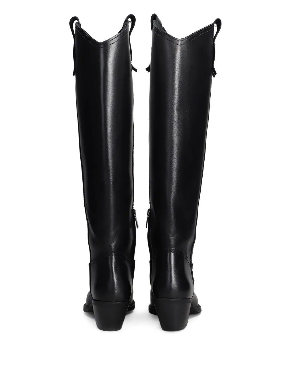 Metisse 55mm leather boots Black