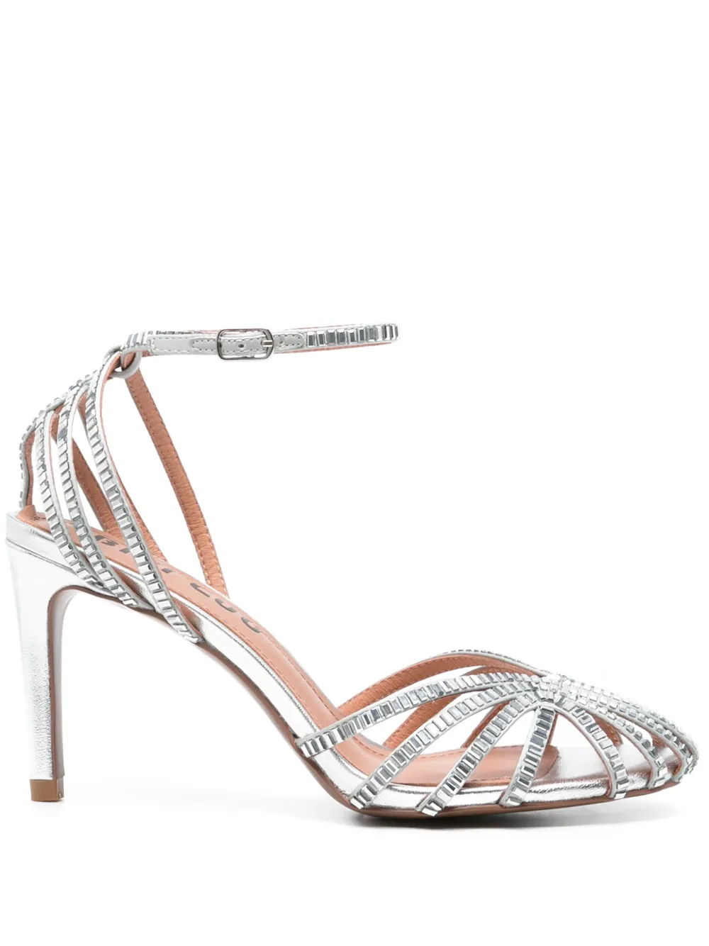 Bibi Lou 85mm Serabi pumps Silver