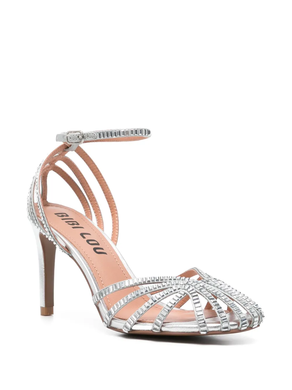 Bibi Lou 85mm Serabi pumps Silver