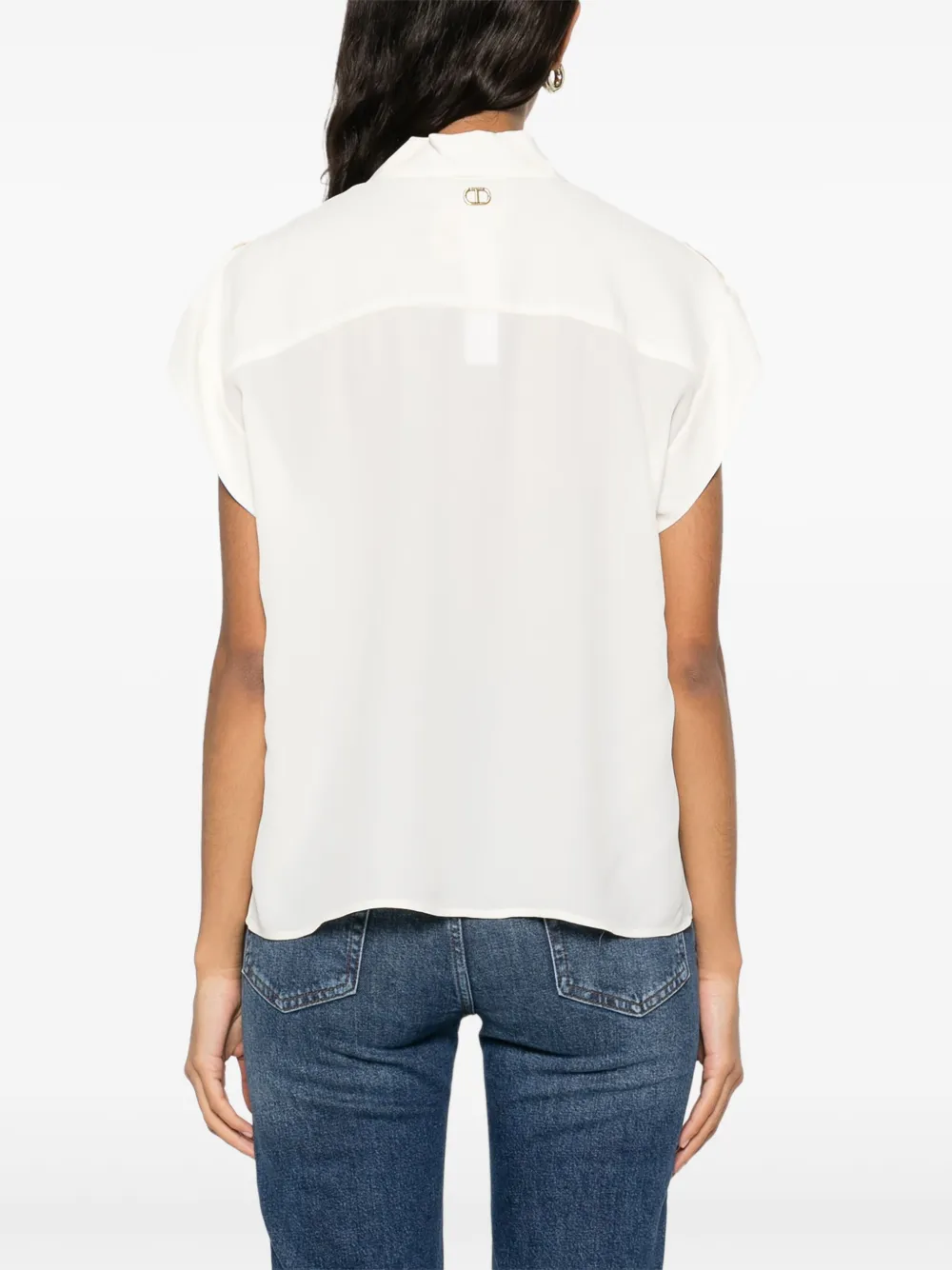 TWINSET Crêpe blouse Wit