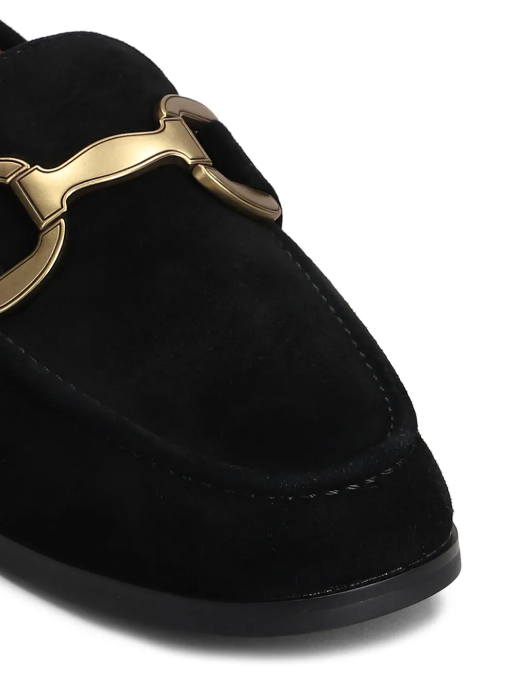 Bibi Lou Vela Suede Loafers In Black