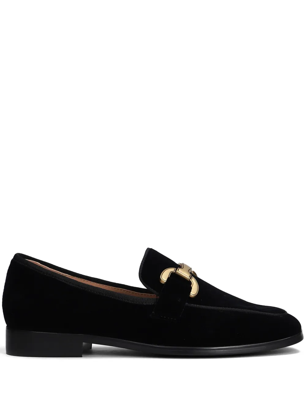 Bibi Lou Vela velvet loafers Black