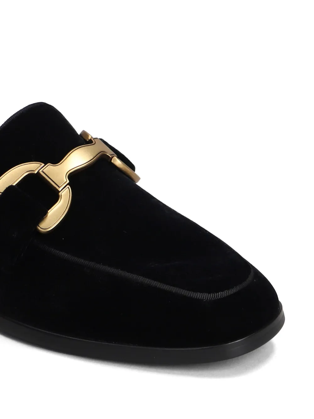 Bibi Lou Vela velvet loafers Black