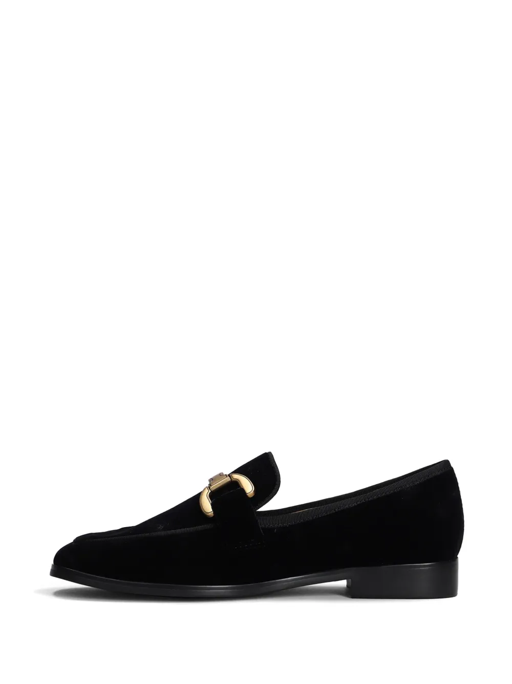 Bibi Lou Vela velvet loafers Black